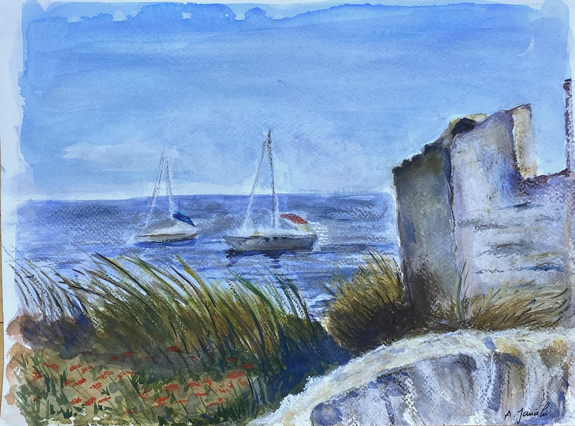 Sailing off Rhodes (2022)